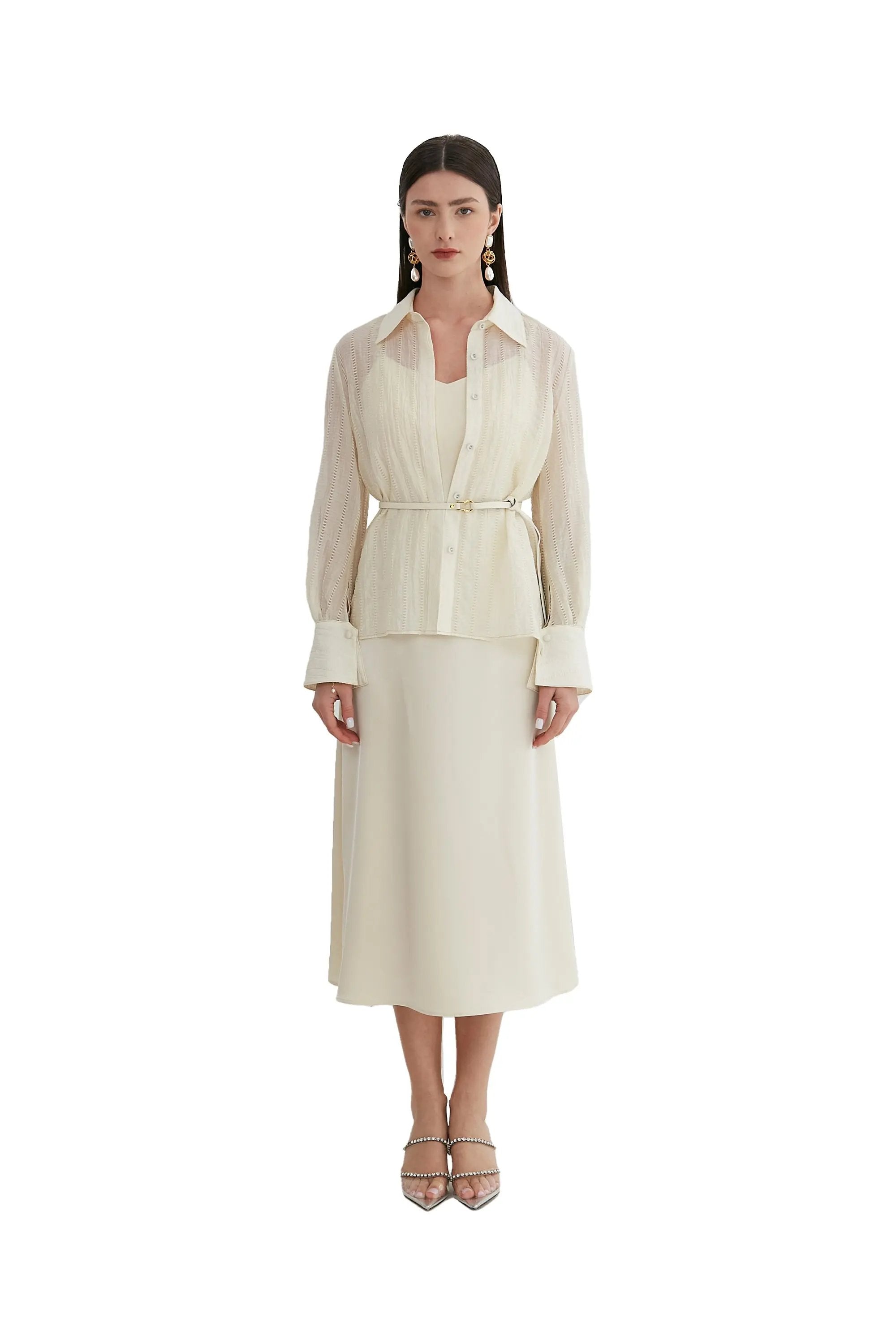 Ladies' Summer Simple and Elegant Temperament Slim Fit Dress ULA